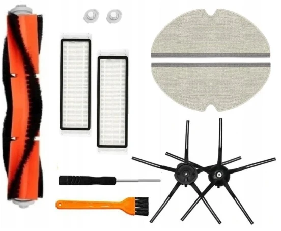 ZESTAW SZCZOTKI FILTRY DO ROBOROCK E4 E5