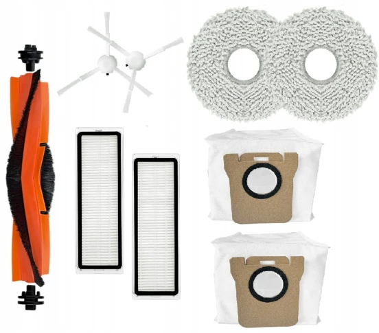 SZCZOTKI FILTRY MOPY WORKI DO XIAOMI MI ROBOT VACUUM X10 PLUS +/ X20+ PLUS